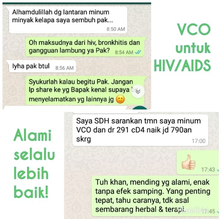 Tips Pemakaian VCO untuk HIV/AIDS