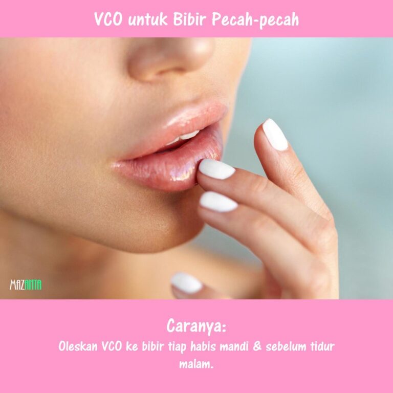 Tips Pemakaian Minyak Kelapa Murni untuk Bibir Kering & Pecah-pecah