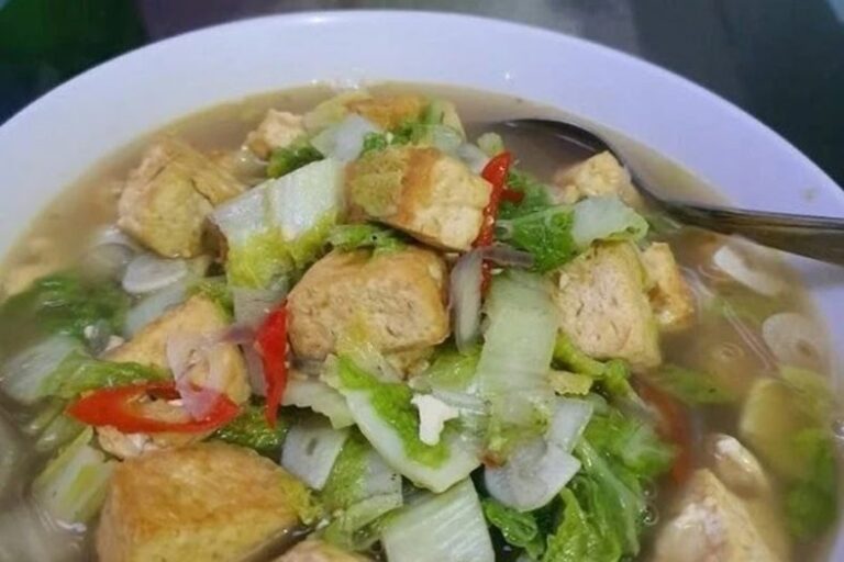 Cah Sawi Putih dan Tahu
