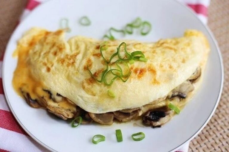 Omelet Jamur Keju