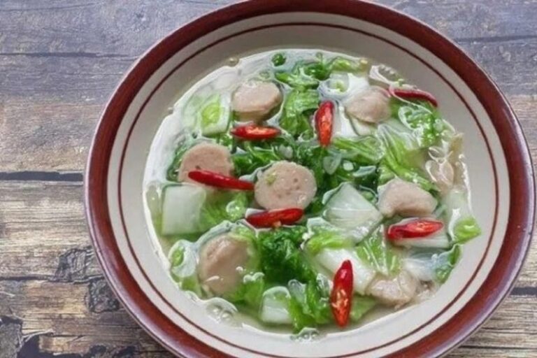 Sayur Bening Sawi Putih