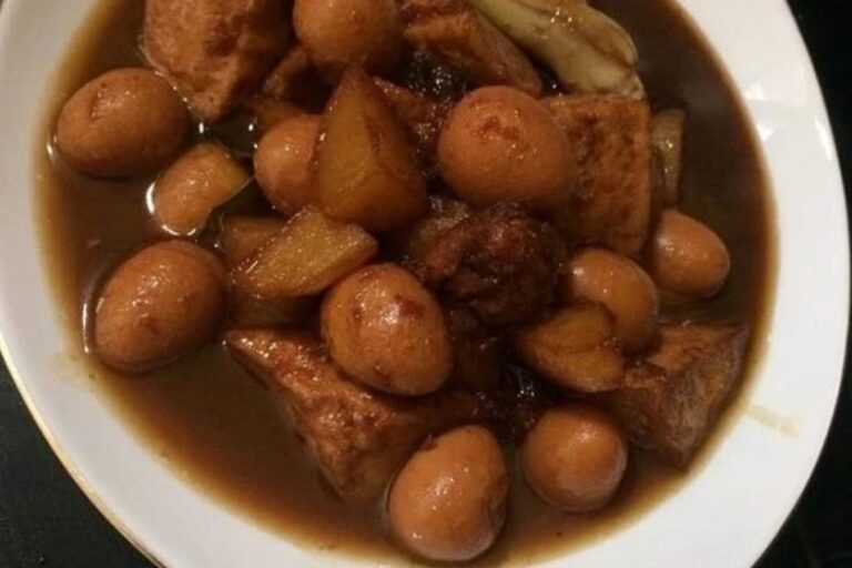 Semur Tahu Kentang Plus Telur Puyuh