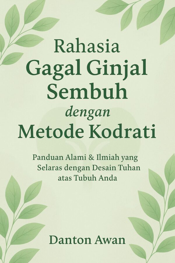 Ebook "Rahasia Gagal Ginjal Sembuh dengan Metode Kodrati"