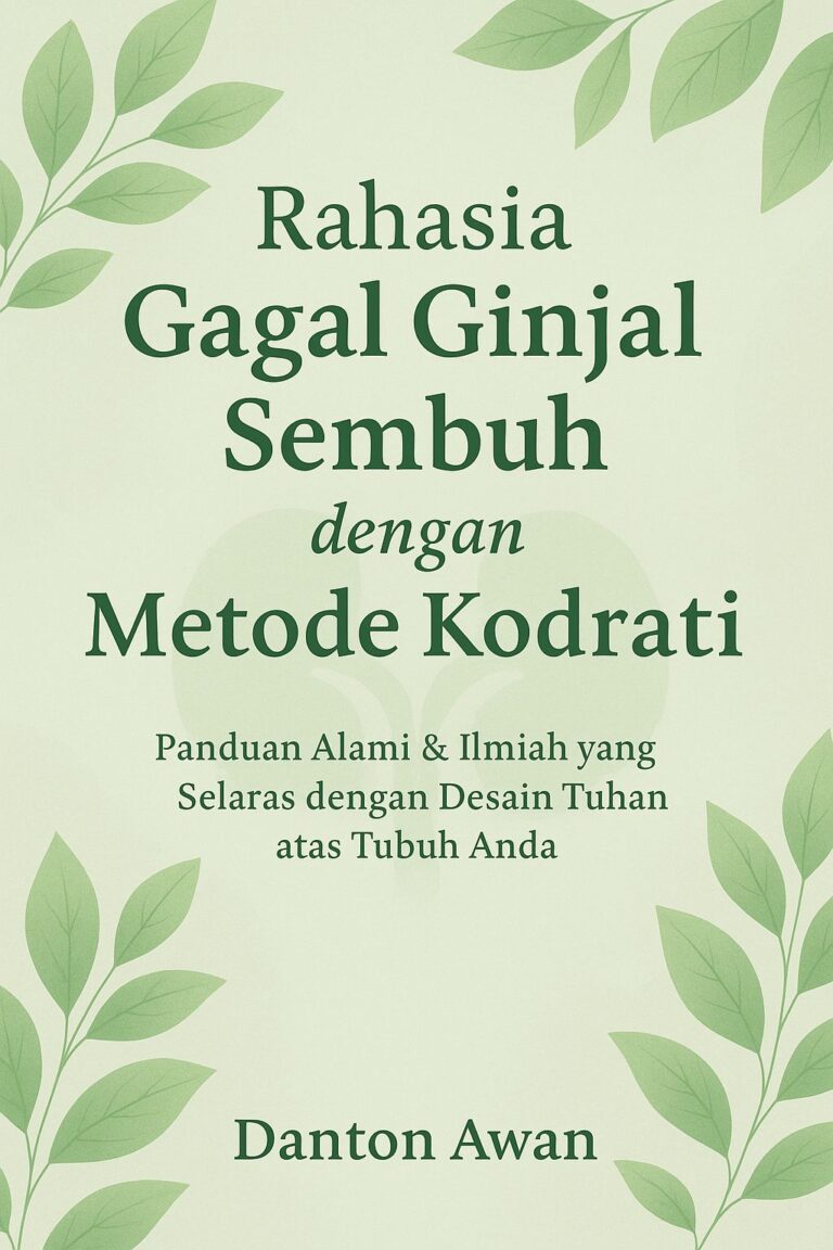 Ebook “Rahasia Gagal Ginjal Sembuh dengan Metode Kodrati”