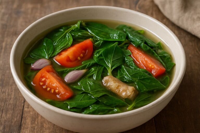 Resep Pindang Daun Melinjo Tanpa Ikan (Versi Ramah Ginjal)
