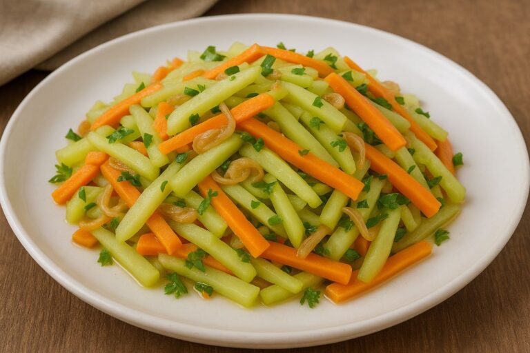 Resep Tumis Labu Siam dan Wortel Daun Seledri (Rendah Kalium & Natrium)