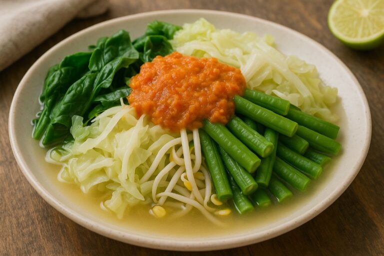 Resep Urap Sayur Kukus (Tanpa Kelapa Parut)